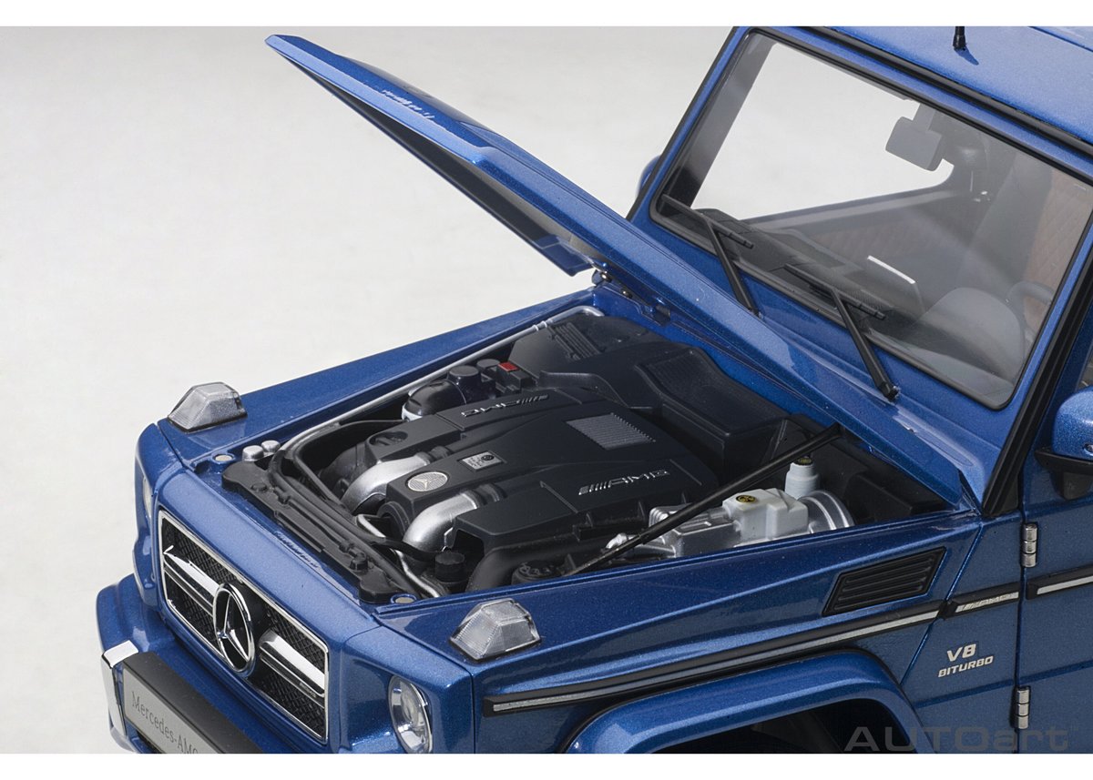 AUTOart 1/18 メルセデス AMG G63 2017 メタリックブルー 完成品