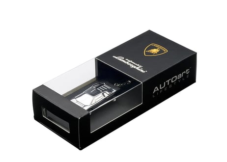 AUTOart  1/87スケール　ランボルギーニ カウンタック キーチェーン （アルミニウム）　41608