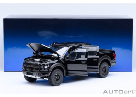 AUTOart 1/18　フォード F-150 ラプター スーパークルー 2019 （メタリック・ブラック）　72947
