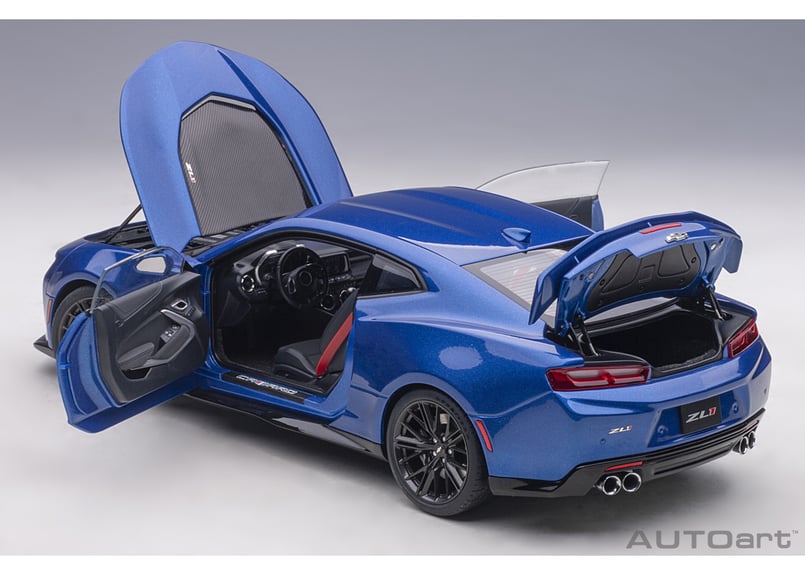 AUTOart 1/18 シボレー カマロ ZL1 2017 （メタリック・ブルー） 7120
