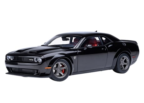 AUTOart 1/18　ダッジ チャレンジャー SRT スーパー ストック 2023 （ブラック ＜PITCH BLACK＞）　71765