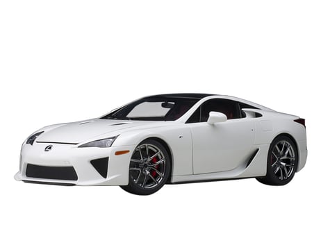 AUTOart 1/18　レクサス LFA （ホワイテスト・ホワイト／ブラック・カーボン）　78851