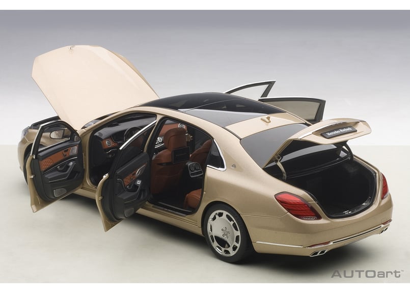 AUTOart 1/18 メルセデス・マイバッハ S 600 （シャンパン・ゴールド 