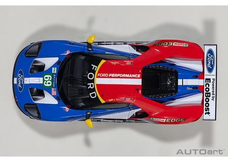 AUTOart 1/18　フォード GT 2016 #69 （ル・マン24時間レース LMGTE Proクラス3位）　81612