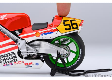 AUTOart 1/12　ホンダ NSR500 WGP500 #56 「バリバリ伝説」 （「巨摩 郡」 ヘルメット付属）　12566
