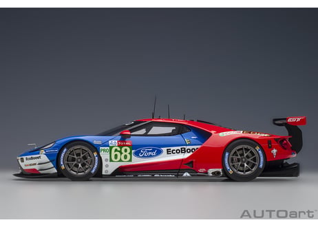 AUTOart 1/18　フォード GT 2019 #68 （ル・マン24時間レース LMGTE Proクラス）（ブルー／ホワイト／レッド）　81912