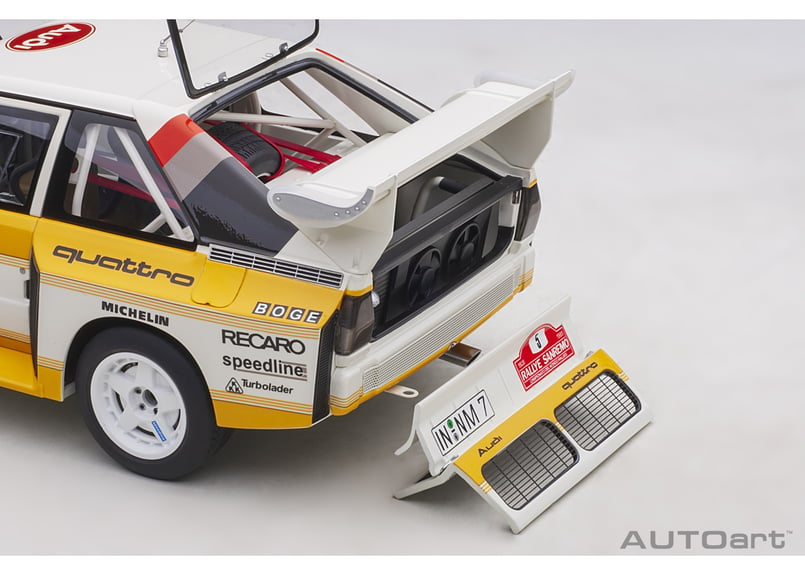 AUTOart 1/18 アウディ スポーツクワトロ S1 WRC 1985 #5 （ロール／...