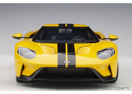 AUTOart 1/18　フォード GT 2017 （イエロー／ブラック・ストライプ）　72944