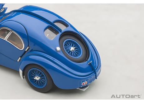 AUTOart 1/43　ブガッティ タイプ57SC アトランティック 1938 （ブルー／ワイヤースポークホイール）　50947