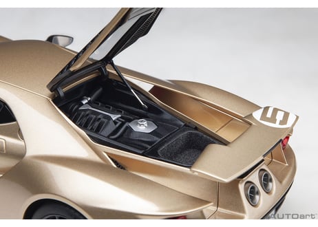 AUTOart 1/18　フォード GT ホルマン・ムーディ ヘリテージ エディション （ゴールド／レッド）　72928