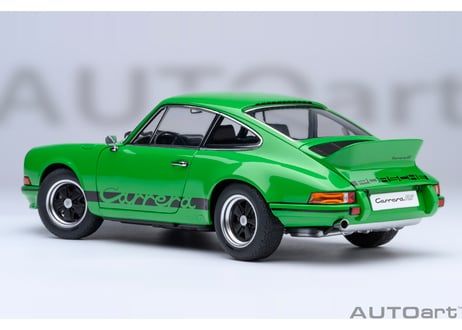 AUTOart 1/18　ポルシェ 911 カレラ 2.7 RS （バイパー グリーン／ブラック・ストライプ）　78034