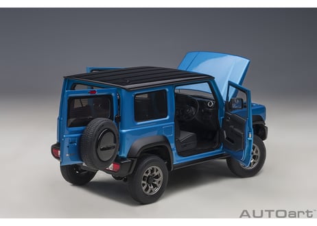 AUTOart 1/18　スズキ ジムニー シエラ （JB74） （ブルー・メタリック／ブラック・ルーフ）　78507