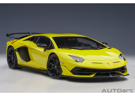 AUTOart 1/18　ランボルギーニ アヴェンタドール SVJ （パール・イエロー）　79175