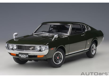AUTOart 1/18　トヨタ セリカ リフトバック 2000GT （RA25） 1973 （モスグリーン）　78768