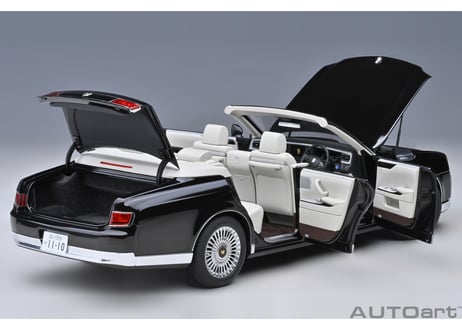 AUTOart 1/18　トヨタ センチュリー オープンカー （神威 ＜かむい＞　エターナルブラック）　79531