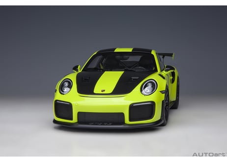 AUTOart 1/18　ポルシェ 911 （991.2） GT2 RS ヴァイザッハ・パッケージ （ライトグリーン／カーボンブラック）　78187