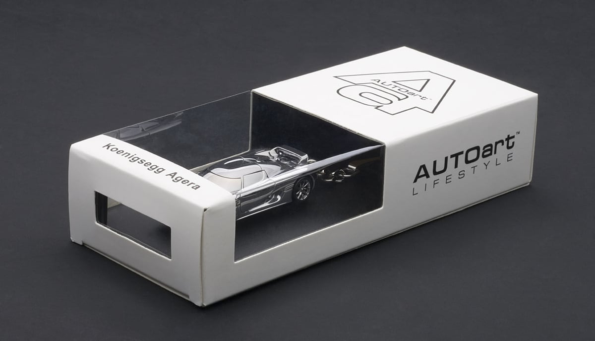 AUTOart 1/87スケール ケーニグセグ アゲーラ キーチェーン