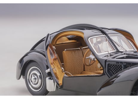 AUTOart 1/43　ブガッティ タイプ57SC アトランティック 1938 （ブラック／ディスクホイール）　50946