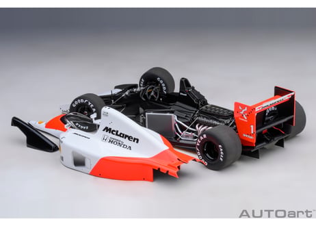 ＊再生産＊　AUTOart 1/18　マクラーレン ホンダ MP4/6 日本GP 1991年 #1 （アイルトン・セナ） ※マクラーレンロゴ入り　89140