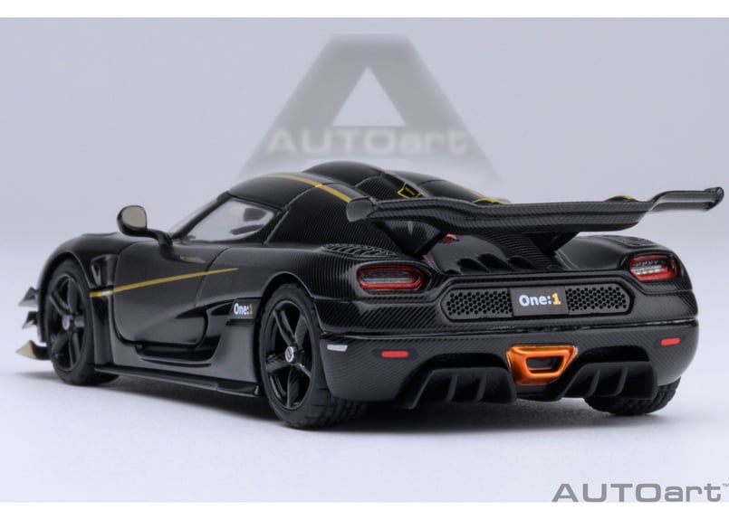 AUTOart 1/64 ケ-ニグセグ One:1 (カーボン・ブラック AUTOart 1/64 ケ-ニグセグ One:1 (カーボン・ブラック
