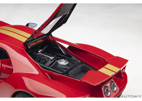 AUTOart 1/18　フォード GT アラン・マン ヘリテージ エディション （レッド／ゴールド・ストライプ）　72927