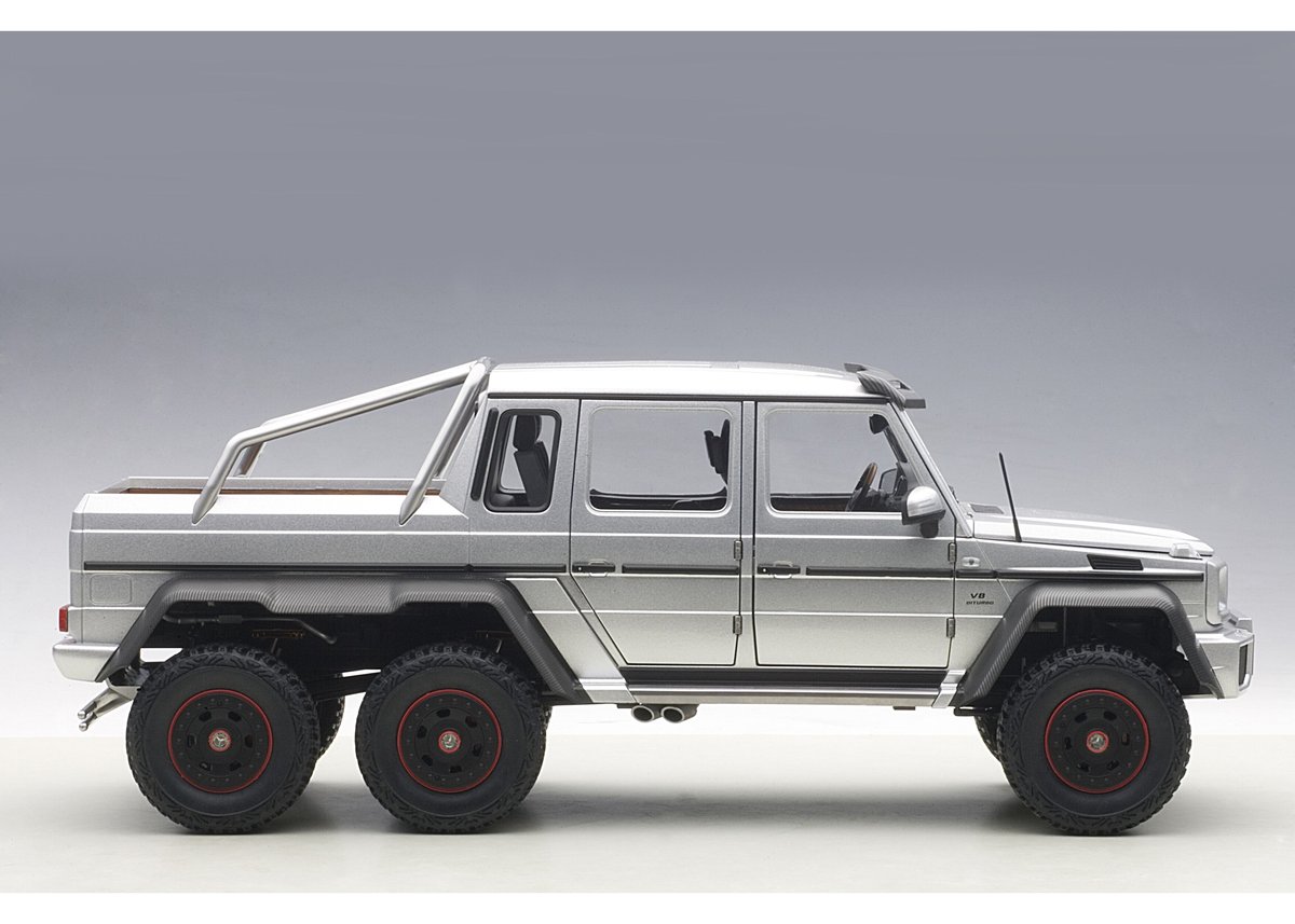 AUTOart 1/18 メルセデス ベンツ G63 AMG 6x6 （シルバー） 76301