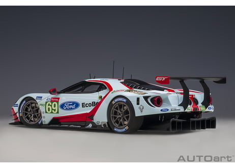 AUTOart 1/18　フォード GT 2019 #69 （ル・マン24時間レース LMGTE Proクラス）（ライトブルー／レッド）　81913