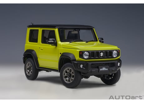 AUTOart 1/18　スズキ ジムニー シエラ （JB74） （イエロー／ブラック・ルーフ）　78506