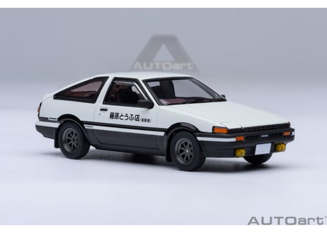 AUTOart 1/64　トヨタ スプリンター トレノ (AE86) 『頭文字 D』　（「藤原とうふ店」 豆腐パーツ付属）　20031