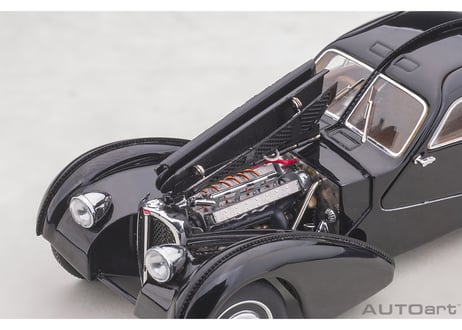 AUTOart 1/43　ブガッティ タイプ57SC アトランティック 1938 （ブラック／ディスクホイール）　50946