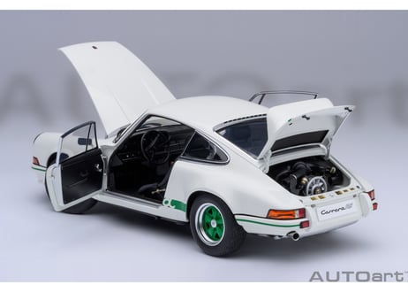 AUTOart 1/18　ポルシェ 911 カレラ 2.7 RS （グランプリホワイト／グリーン・ストライプ）　78031