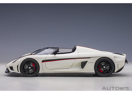AUTOart 1/18　ケーニグセグ レゲーラ （ホワイト／カーボンブラック／レッド）　79027