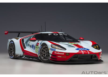 AUTOart 1/18　フォード GT 2019 #69 （ル・マン24時間レース LMGTE Proクラス）（ライトブルー／レッド）　81913