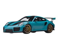 AUTOart 1/18　ポルシェ 911 （991.2） GT2 RS ヴァイザッハ・パッケージ （ブルー／カーボンブラック）　78175