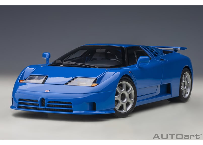 AUTOart 1/18 ブガッティ EB110 SS (フレンチ・ブルー) 70917 AUTOart 1/18 ブガッティ EB110 SS (フレンチ・ブルー) 70917