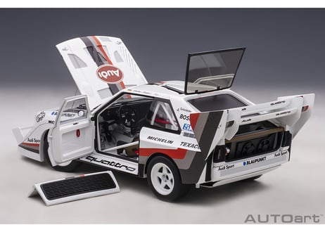 AUTOart 1/18　アウディ スポーツクワトロ S1 1987 #1 （パイクスピーク優勝／ヴァルター・ロール）　88700