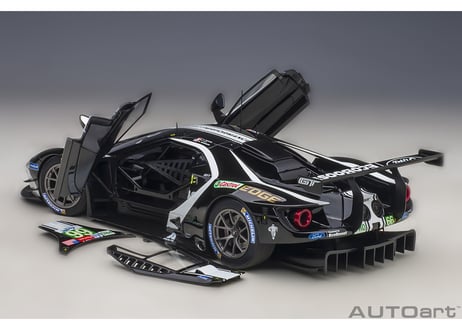 AUTOart 1/18　フォード GT 2019 #66 （ル・マン24時間レース LMGTE Proクラス）（ブラック／ホワイト）　81910