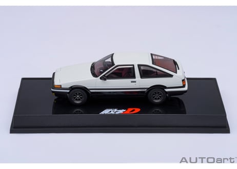 AUTOart 1/64　トヨタ スプリンター トレノ (AE86) 『頭文字 D』　（「藤原とうふ店」 豆腐パーツ付属）　20031