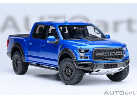 AUTOart 1/18　フォード F-150 ラプター スーパークルー 2019 （メタリック・ブルー）　72949