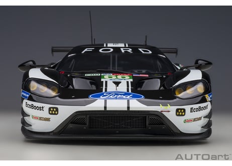 AUTOart 1/18　フォード GT 2019 #66 （ル・マン24時間レース LMGTE Proクラス）（ブラック／ホワイト）　81910