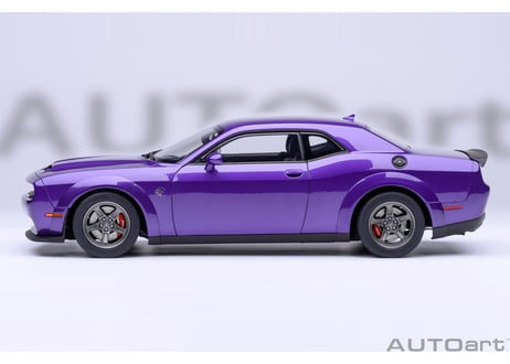 AUTOart 1/18　ダッジ チャレンジャー SRT スーパー ストック 2023 （パール・パープル ＜PLUM CRAZY＞）　71768