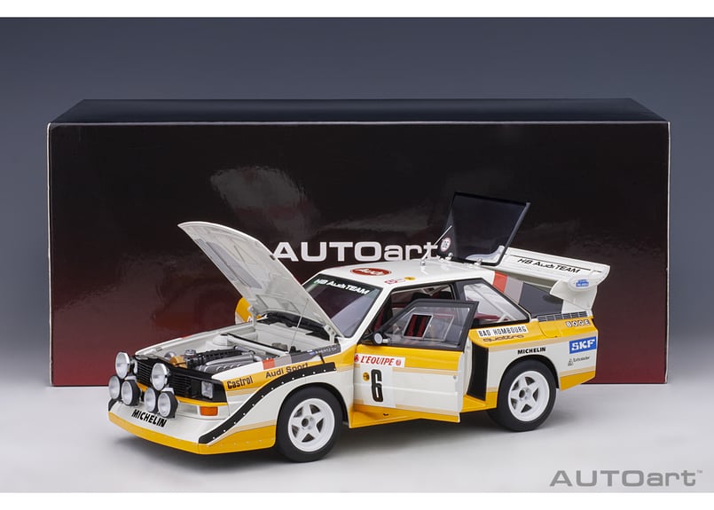 AUTOart 1/18 アウディ スポーツクワトロ S1 WRC 1986 #6 （ミッコラ...