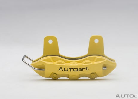 AUTOart  ブレーキ・キャリパー ネームカードホルダー （イエロー）　40254