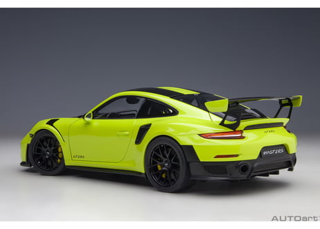 AUTOart 1/18　ポルシェ 911 （991.2） GT2 RS ヴァイザッハ・パッケージ （ライトグリーン／カーボンブラック）　78187