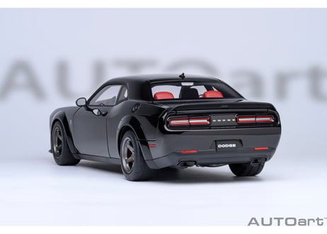 AUTOart 1/18　ダッジ チャレンジャー SRT スーパー ストック 2023 （ブラック ＜PITCH BLACK＞）　71765