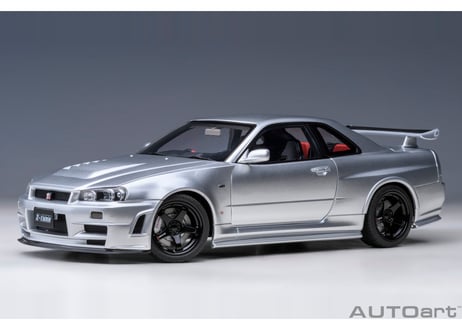 AUTOart 1/18　ニスモ R34 GT-R Z-tune （Z-tune シルバー）　77461