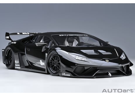 AUTOart 1/18　 リバティーウォーク LB‐シルエット ワークス ランボルギーニ ウラカン GT （ブラック）　79129