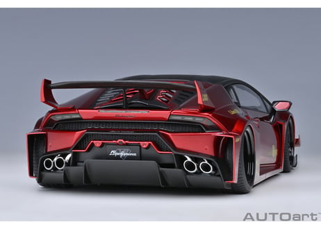 AUTOart 1/18　 リバティーウォーク LB‐シルエット ワークス ランボルギーニ ウラカン GT （ハイパー・レッド）　79126