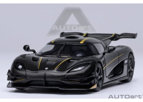 AUTOart 1/64　ケ－ニグセグ One：1 （カーボン・ブラック／ゴールド）　20043