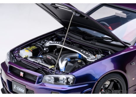 AUTOart 1/18　ニスモ R34 GT-R Z-tune （ミッドナイトパープルⅢ）　77464